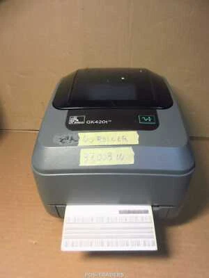 Zebra GK420T Network LAN USB Thermal 104mm Label Printer 37,003 IN / LIGHT PRINT - Bild 1 von 4