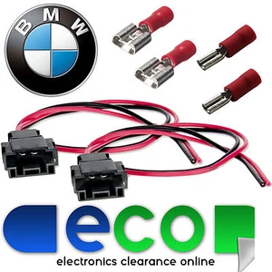 BMW 3 Series E46 1998-2006 Front Car Speaker Adaptor Plug Lead Cable Connectors - Bild 1 von 1
