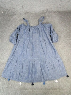 Vestido Vineyard Vines para mujer grande azul lino Foto 1 de 4