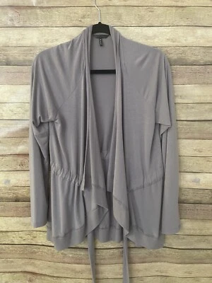 Daisy Fuentes Women’s Draped OPEN Front Cardigan Purple Lightweight Size: Small - Image 1 of 4