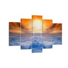 Canvas Print 150x100cm Wall Art Picture Sky clouds sun rays Large Framed Artwork
