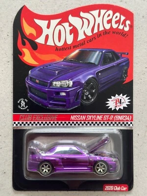 2020 Hot Wheels Red Line Club NISSAN SKYLINE GT-R R34 RLC JDM BNR34 - Image 1 of 4