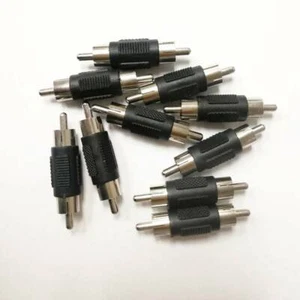 InstaladorCCTV RCA macho a RCA macho conectores acoplador para sistema de seguridad CCTV - Imagen 1 de 5