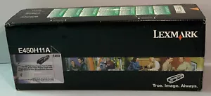Genuine OEM Lexmark E450H11A High Yield Black Toner Cartridge - Picture 1 of 5