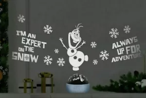 Disney Frozen Olaf Night Light - Rotating Scene Projector Festive Christmas - Picture 1 of 1
