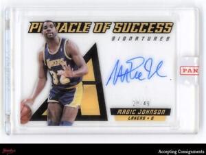 2013-14 Pinnacle of Success Autographs #34 Magic Johnson AUTO 20/49 LAKERS