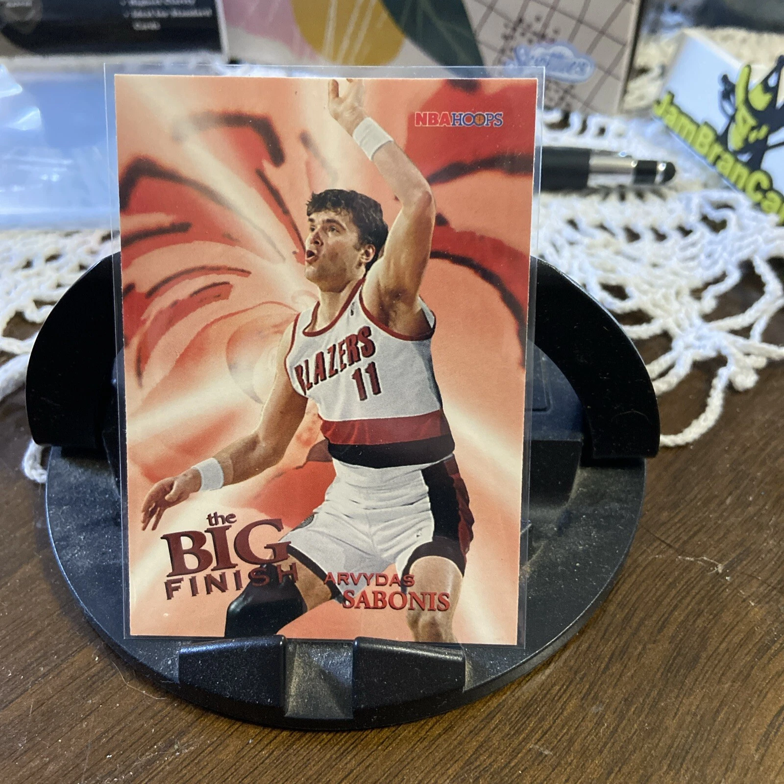 1996-97 NBA Hoops Arvydas Sabonis #185 HOF