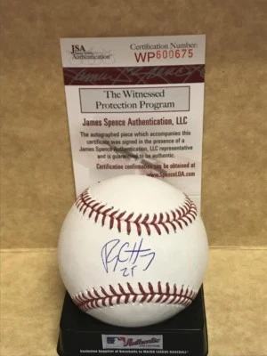 RYON HEALY OAKLAND A'S SIGNED  AUTOGRAPHED M.L. BASEBALL JSA WP600675 - Image 1 of 2