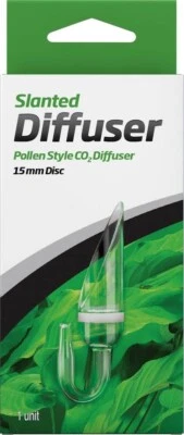 Диффузор наклонный стеклянный Seachem — диффузор пыльцы CO2, диск 15 мм* - Изображение 1 из 2