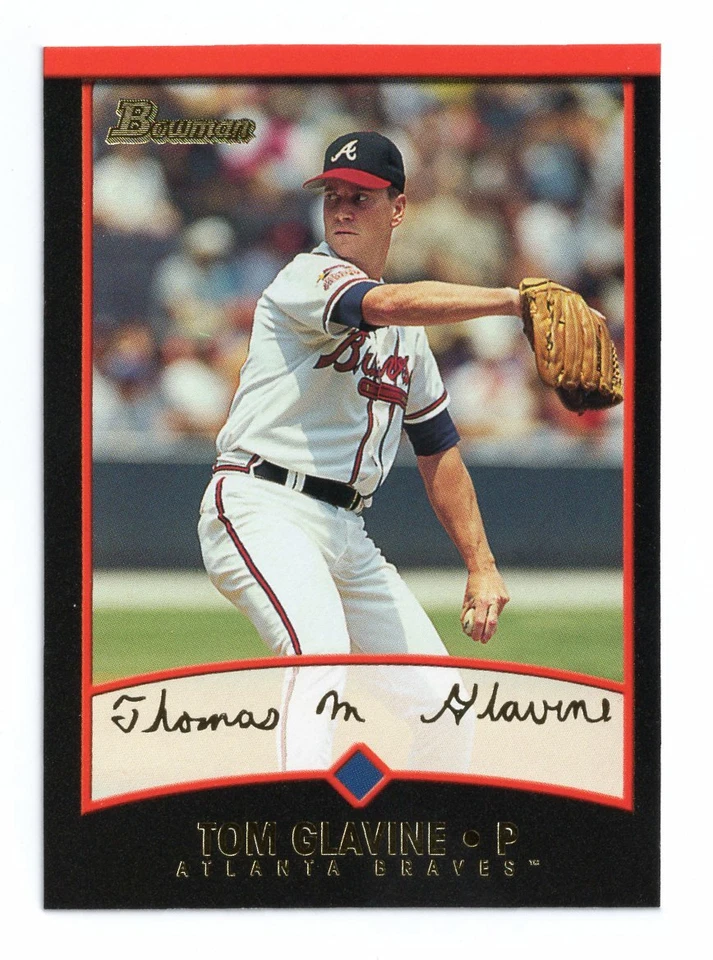 2001 Bowman Gold #97 Tom Glavine - Image 1 of 1