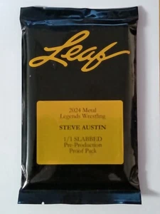 2024 Leaf Metal Wrestling Steve Austin Slabbed Pre-Production Proof Pack /1 - Picture 1 of 1