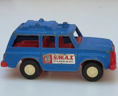 Vintage Tootsietoy S.W.A.T. Jeep Diecast Toy Miniature Vehicle - Image 1 of 4