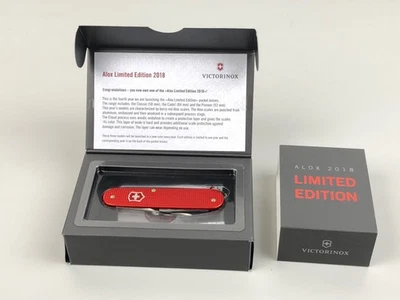 Navaja suiza Victorinox Cadet Alox Berry Red 2018 edición limitada rara nueva en caja Foto 1 de 4