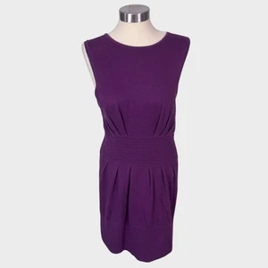 Banana Republic Factory Womens Size 10 Knit Dress Sleeveless Maroon - Picture 1 of 8