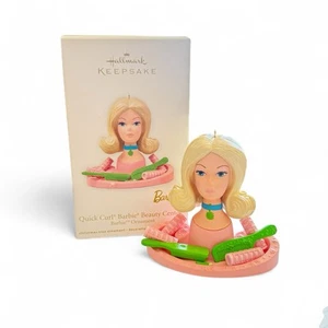 Hallmark Keepsake Quick Curl Barbie Beauty Center 2012 Christmas Ornament - Picture 1 of 3
