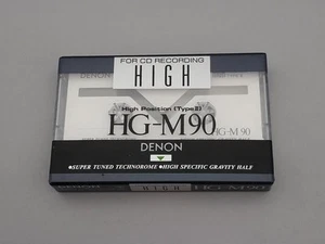 DENON HG-M90 High Position Type II 90min Cassette Tape Vintage Japan - Picture 1 of 2