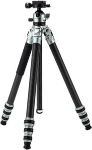 Fotopro Carbon Fiber Travel Tripod w Ball Head for 70-200 Lens, Outdoor Shooting - Picture 1 of 9
