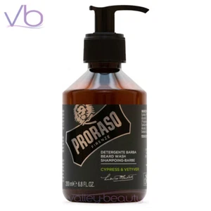 PRORASO Single Blade Cypress & Vetyver Beard, Mustache & Face Wash For Men 200ml - Picture 1 of 1