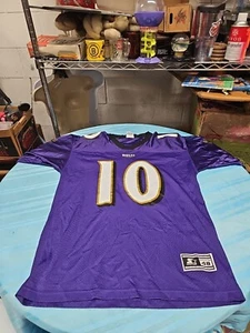 RARE -Vintage Eric Zeier Baltimore Ravens Jersey - Starter - Size 48 - Picture 1 of 12
