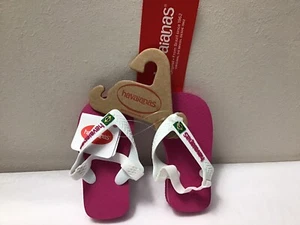 NWT Havaianas Kids Hollywood Rose Flip Flops  US Size 6C Sandals (C31-7) - Picture 1 of 6