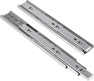 Self/Soft Closing Drawer Slides Runners 2 Pair-Ball Bearing 3 Fold Full Extensio - Picture 1 of 3