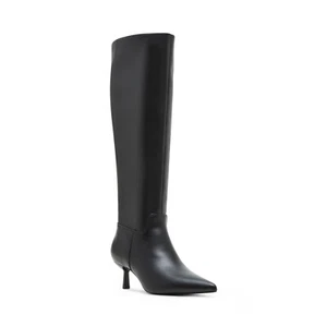 Madden Girl Women's Dicee Kitten Heel Knee High Boots SIZE 8.5 OPEN BOX NEW COND - Picture 1 of 5