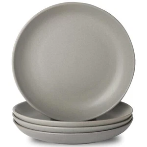 Stoneware Dinner Plates Set Of 4 10 Inch Scratch Resistant Dinnerware Dish Set C - Picture 1 of 7