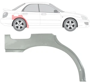 Pour Subaru Impreza 2000-2009 panneau de réparation arc de roue arrière berline/droit - Photo 1/2
