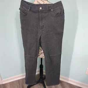 Lauren Ralph Lauren Heather grey pants jeans 14 - Picture 1 of 6
