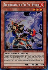 Bruderschaft der Feuerfaust - Secret Rare - JOTL-EN094 - 1. Auflage - Bild 1 von 1