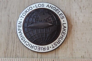 INSIGNIA DE VUELO GRAF ZEPPELIN ALREDEDOR DEL MUNDO AÑOS 20 LA, LAKEHURST, TOKIO... - Imagen 1 de 2