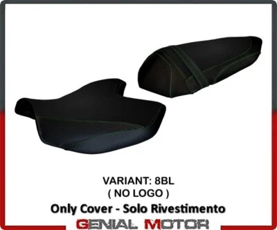 Funda sillín asiento Amatrice 2 negra (BL)T.I. para Kawasaki Z 750 2007 > 2012 Foto 1 de 2