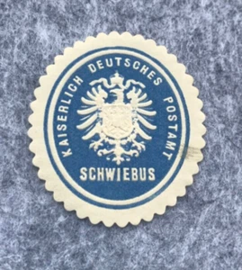 Schwiebus, Siegelmarke Kaiserlich Deutsches Postamt, um 1900 - Bild 1 von 2