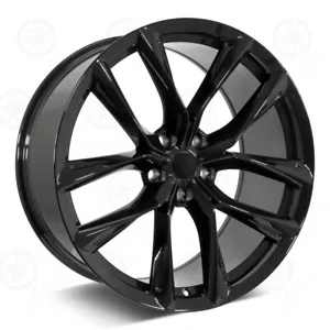 19" Wheels Gloss Black RT12 Rims Fit Tesla Model Y Set of (4) - Picture 1 of 4