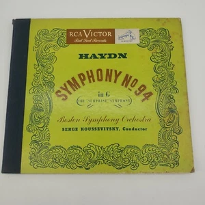 Haydn Symphony No. 94 In G RCA Victor Set #DM-1155 Boston Symphony Orchestra - Picture 1 of 9