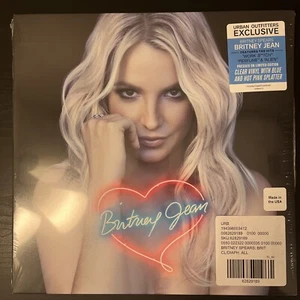 Britney Spears - Britney Jean - Clear Blue & Hot Pink Vinyl Record LP - Sealed - Picture 1 of 10