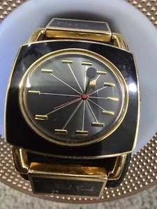 Paul Frank Watch Womens 35mm Case Black Original Band Quartz MOVT ,new Battery. - Picture 1 of 9