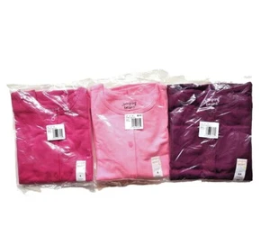 Girls Cardigan Long Sleeve Kids Button Casual by Jumping Beans Purple, Pink - Picture 1 of 8