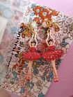BNWT - Les Nereides - Ballerina Luxe Earrings -pink crystals on red dress - £130