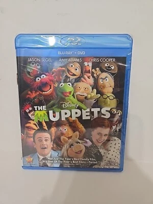 The Muppets (Two-Disc Blu-ray/DVD Combo) Blu-ray New Sealed No Slip cover  Foto 1 de 4