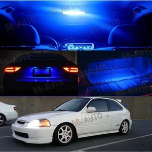 For 96-00 Civic Interior Blue LED Bulb Package(Map Dome + Trunk + License Plate) - Picture 1 of 1