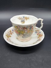 Vintage Royal Doulton Brambly Hedge  Autumn Cup Saucer Bone China England 1983