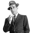 Humphrey Bogart (BW) Halber Krper Buddy Ausschnitt