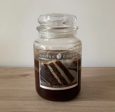 Goose Creek Spice Cake 24 onzas tarro grande vela (usado) Foto 1 de 2