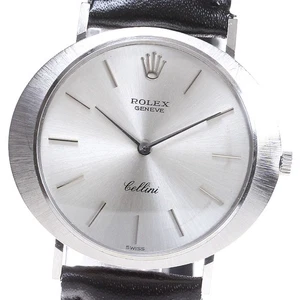 ROLEX Cellini 3756 K18WG cal.1600 Silver Dial Hand Winding Men's Watch_827963 - Picture 1 of 8
