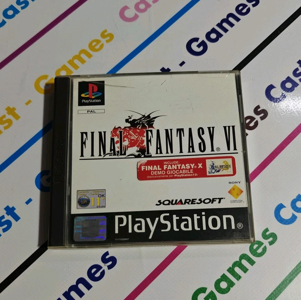 PS1 FINAL FANTASY VI VERSIONE PAL ITALIANA COMPLETO PLAYSTATION 1 - Immagine 1 di 4
