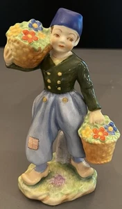 Royal Worcester England Porcelain Figurine "Dutch Boy" 2923 Bone China Old Mark - Picture 1 of 7