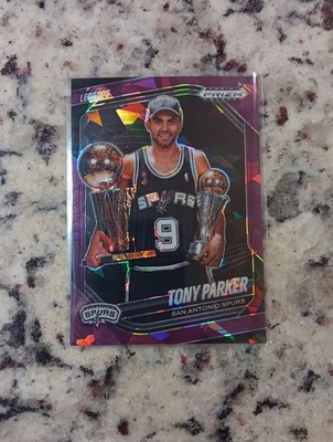 Prizm Black Tony Parker Legends Purple Ice Prizm 2024-25/149 Spurs Foto 1 de 2
