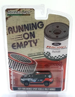Greenlight escala 1/64 41130-F - Ford Bronco Sport 2021 #201 ganador del Rally Rebelle Foto 1 de 4