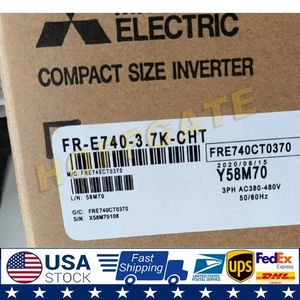 FR-E740-3.7K-CHT NEW NEW MITSUBISHI COMPACT FREQUENCY INVERTER PLC MODULE - Picture 1 of 1